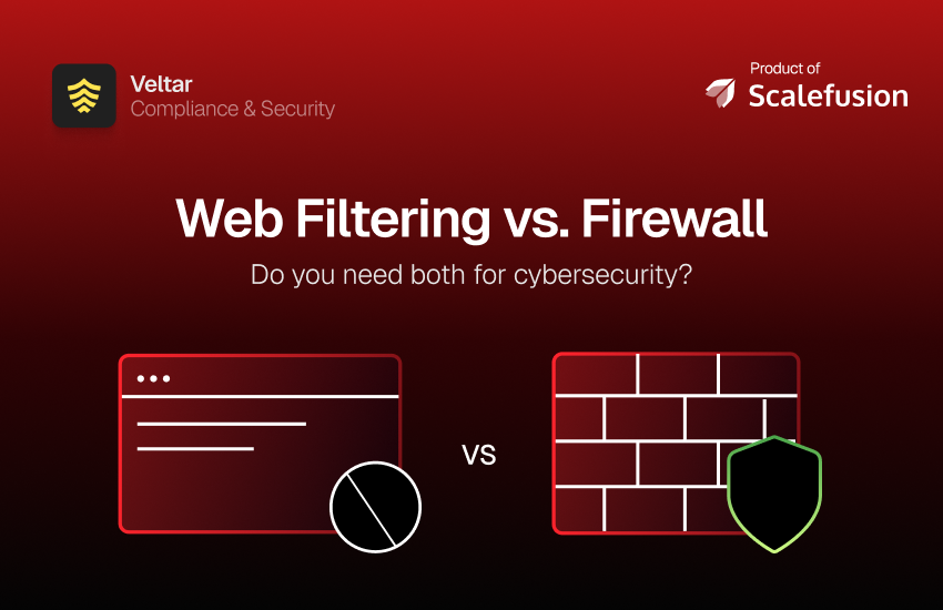 difference between web filtering and firewall