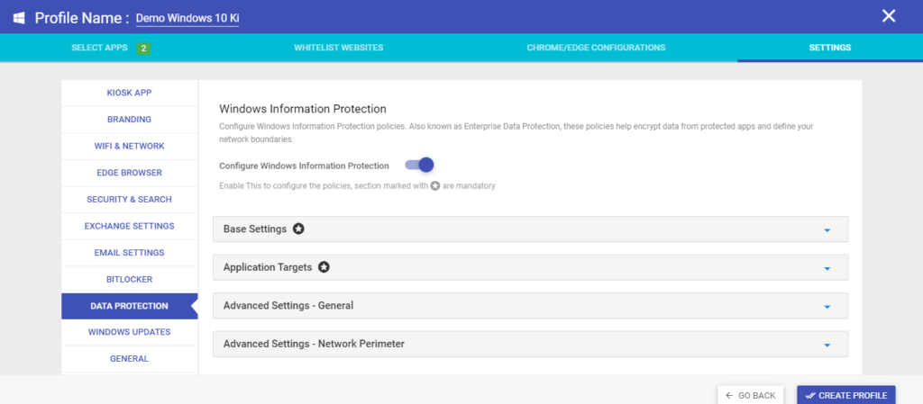 Configureer Windows Information Protection Policy (WIP) stap voor stap