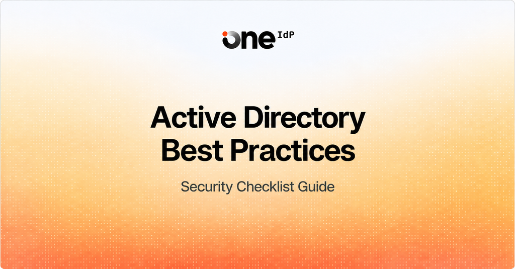 Active Directory Best Practices