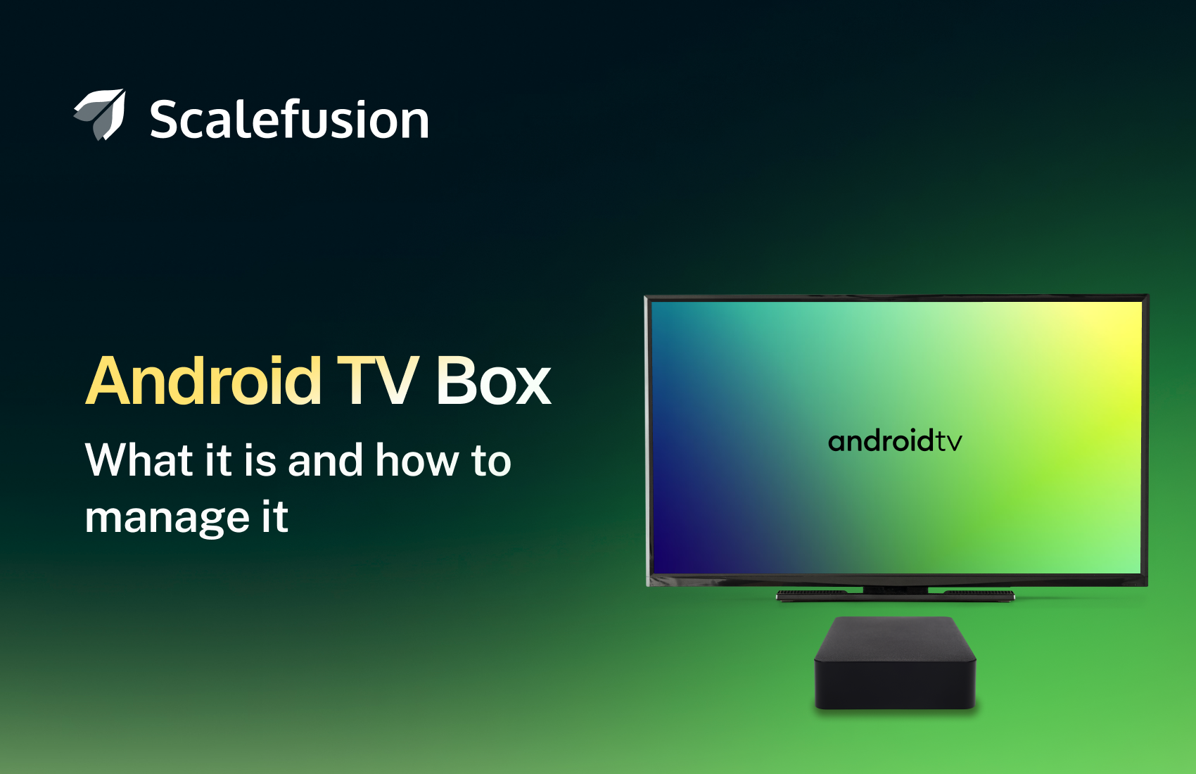 Android TV verwalten