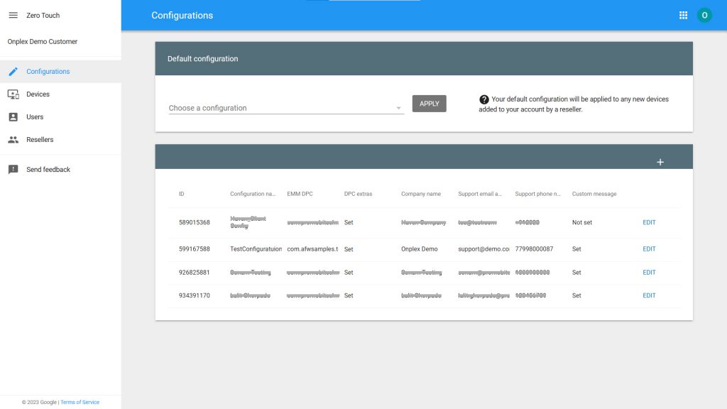 Bulk Device Enrollment using Zero Touch for Android