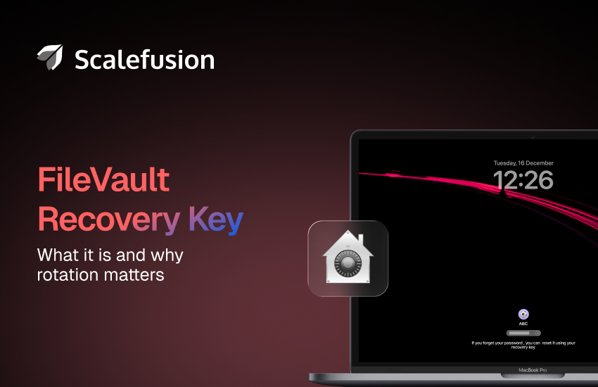 FileVault recovery key