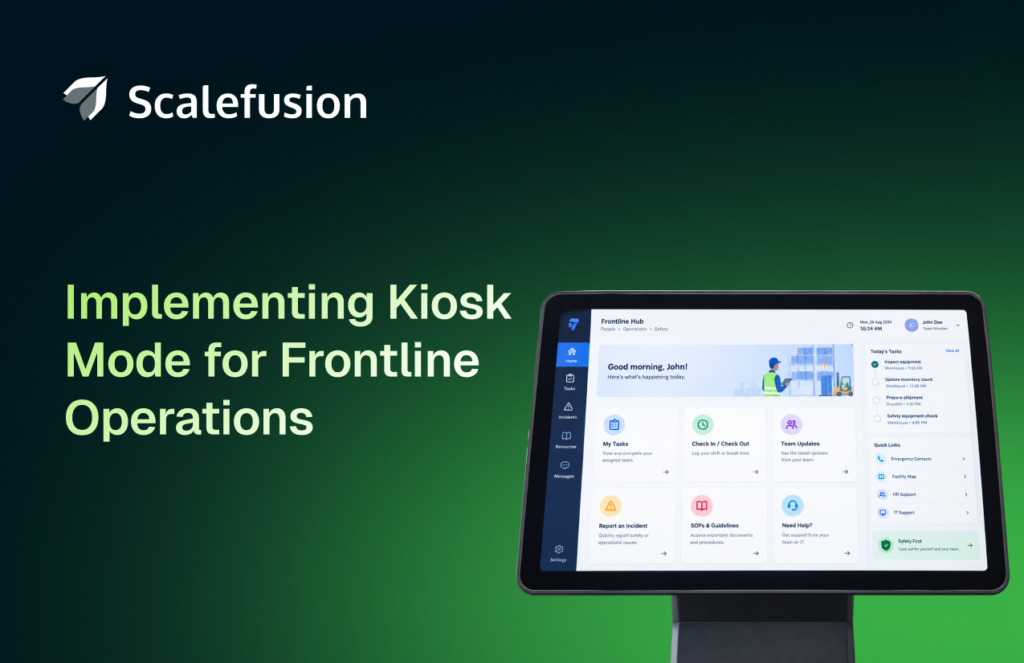 Kiosk Mode for Frontline