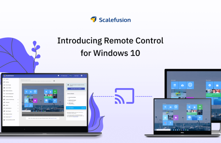 Introducing Remote Control for Windows 10 | Scalefusion Blog