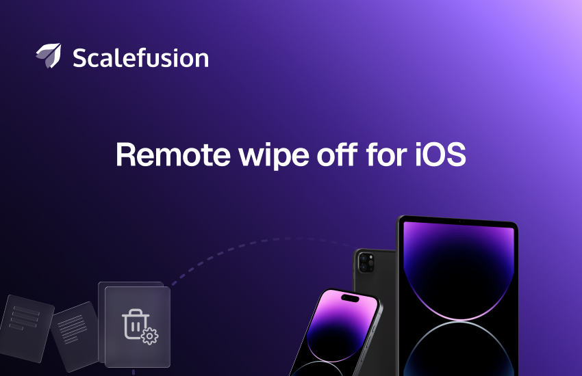 How to remote wipe iOS devices