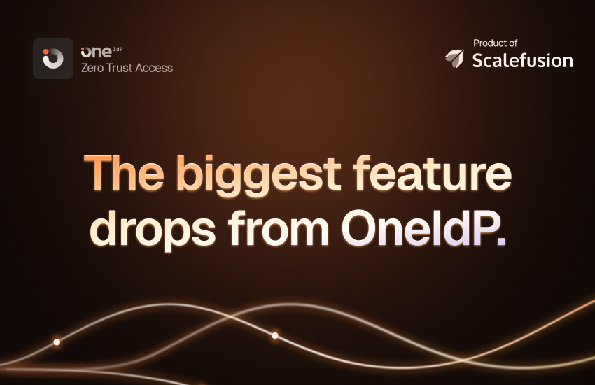 Introducing New Updates to OneIdP