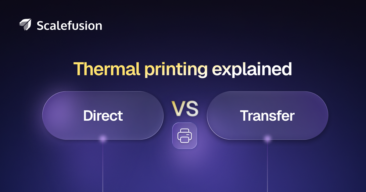 Direct Thermal vs Thermal Transfer: Which works the best?