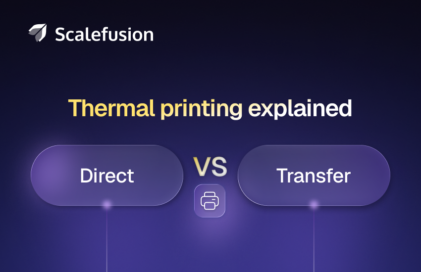 Direct Thermal vs Thermal Transfer