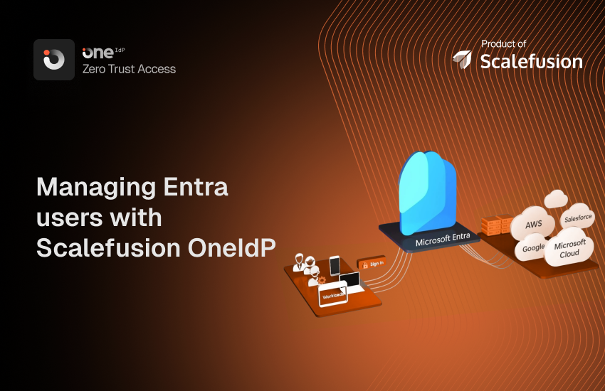 Managing entra users with Scalefusion OneIdP
