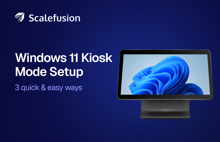 set up kiosk mode windows 11