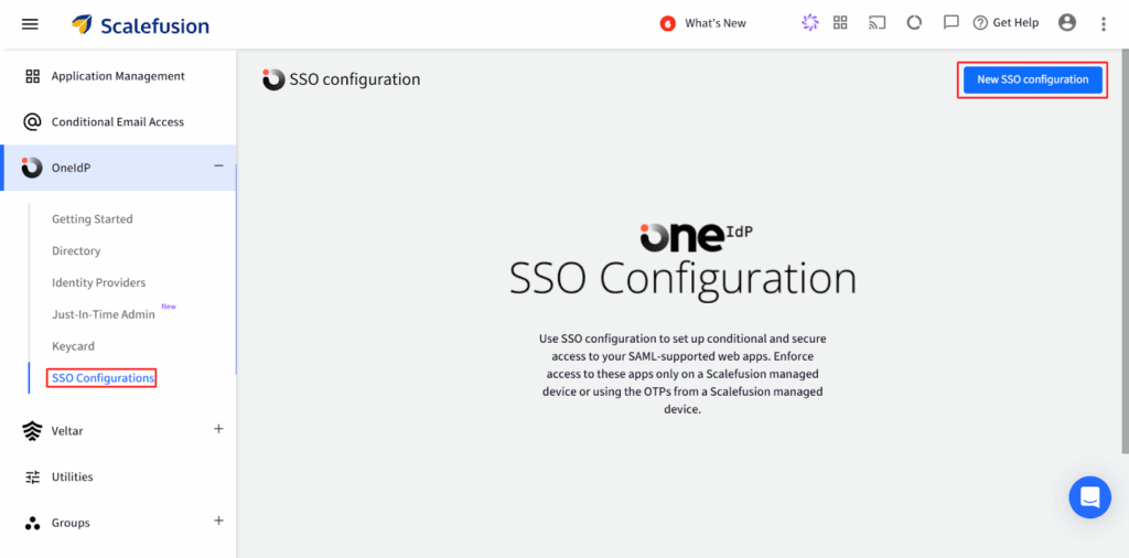 Entra SSO: SSO Configuration