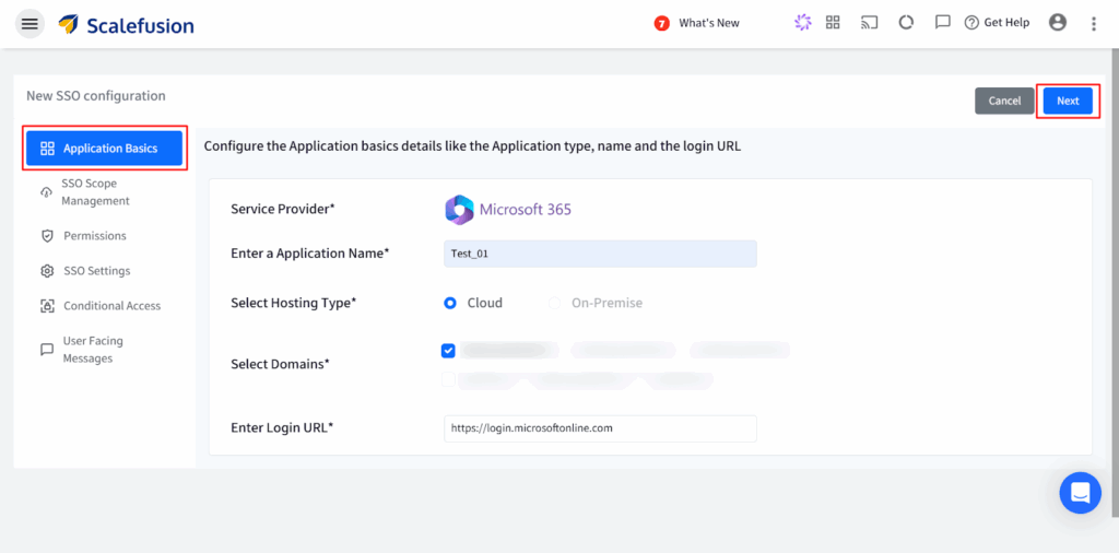 Entra SSO: SSO Configuration