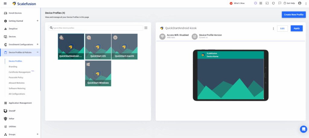 Einrichtung des Zebra-Druckers auf dem Dashboard