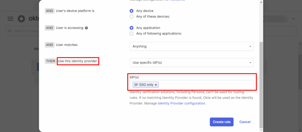 how to setup okta sso