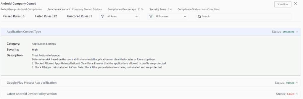 How to enforce Android Device Trust with Scalefusion Veltar dashboard