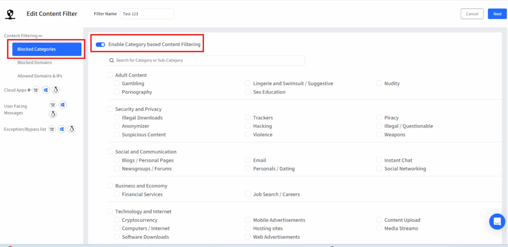 How to block ads on Android by blocking categories
