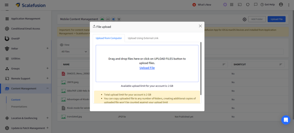 Lock iOS devices in classroom