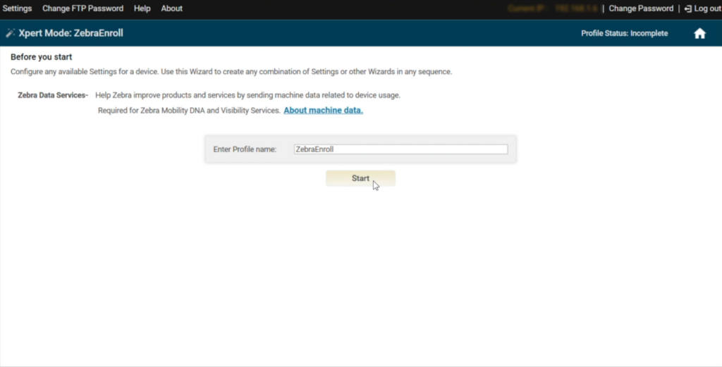 Zebra Enroll