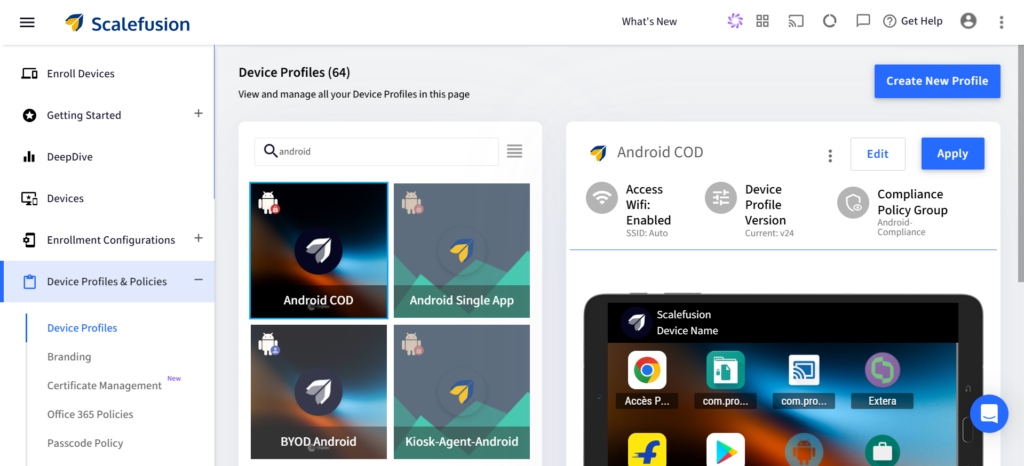 Lista blanca de aplicaciones en Android e iOS
