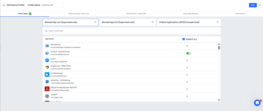 Lock ipad to single website