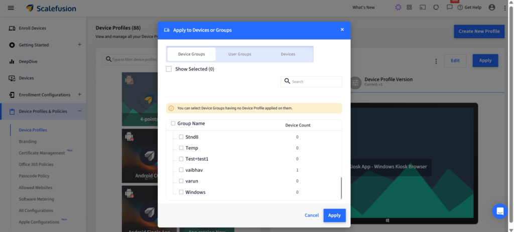 Allowed Websites